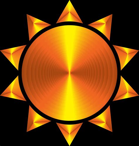 Download A Yellow And Orange Sun With Black Background [100% Free ...