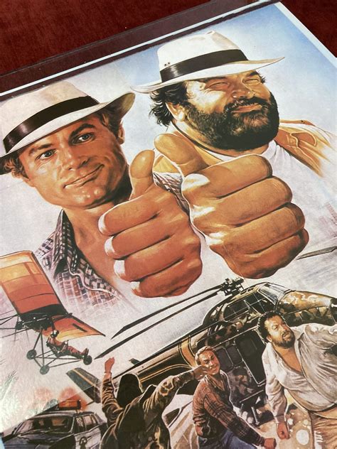 Double Trouble Movie Poster Bud Spencer Vintage Original 1984