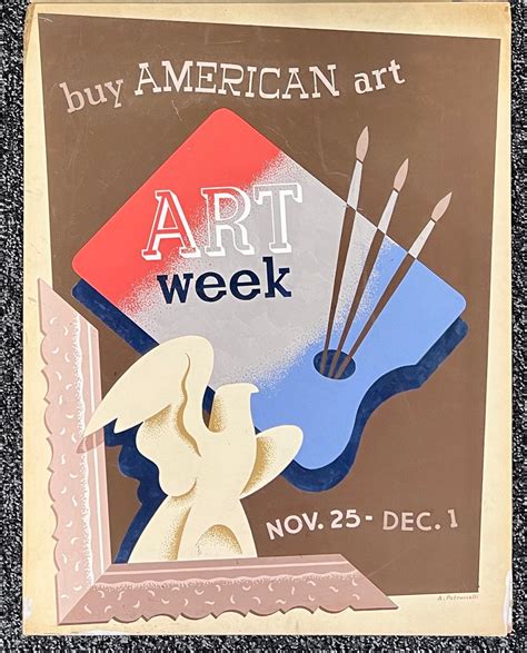 Antonio Petruccelli - Art Week Poster Design American Scene Modern c ...