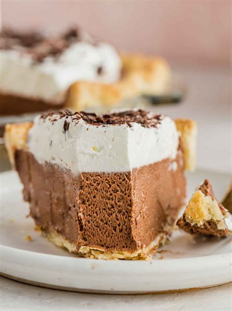 French Chocolate Mousse Pie French Silk Pie Chocolate Chocolate And