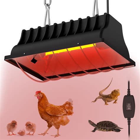 Amazon.com : Chicken Brooder Heater Lamp 250W Brooder Heating Plate for ...