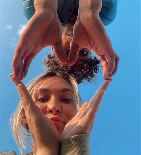 hand heart 🫶🏻 love this photo | Cute relationship pics, Couples poses ...