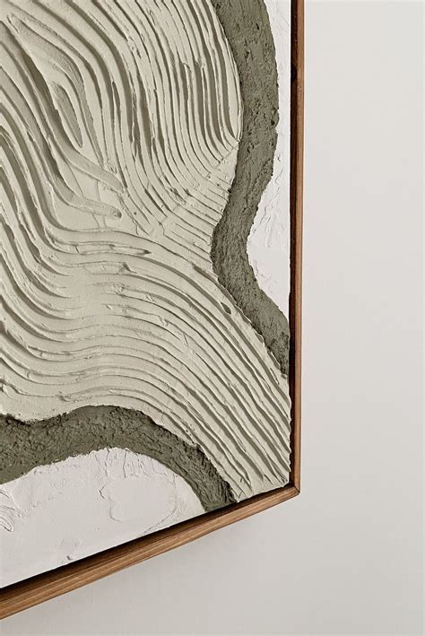 Set of 2 Abstract Plaster Wall Art 3d Art Plaster Art Plaster Paint ...