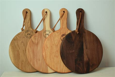 Small Round Cutting Board With Handle - Etsy