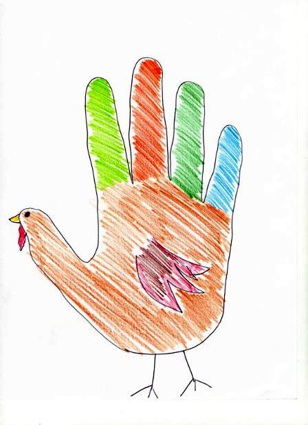 Hand Turkey Drawing at PaintingValley.com | Explore collection of Hand ...