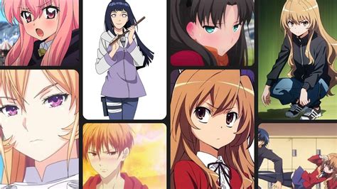 Tsundere Anime Girl Blushing