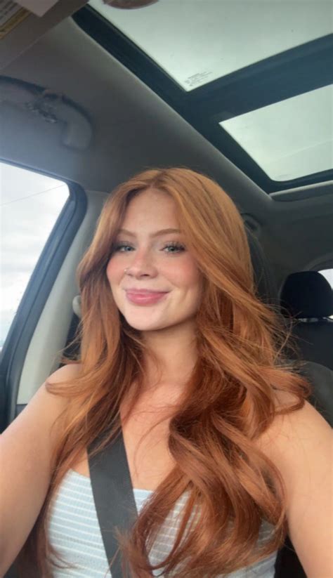 Harley Haisley en 2025 | Cabello pelirrojo natural, Color de cabello, Peinados