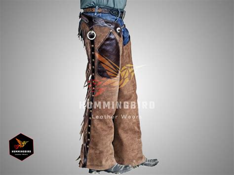 Native American Western Cowboy Chap Horse Riding Chap, Handmade Western ...