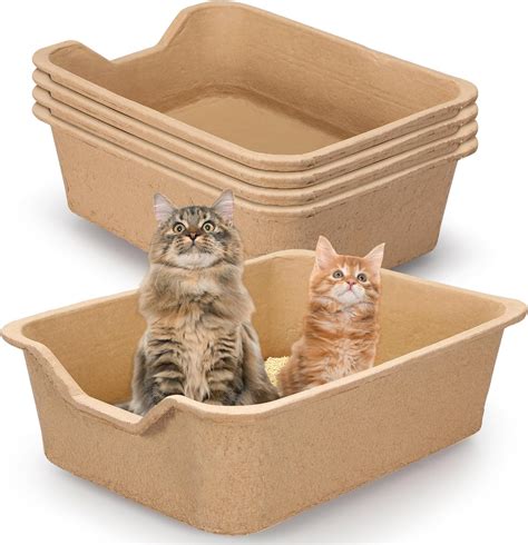 Amazon.com: Harloon 5 Pack Extra Large Disposable Cat Litter Box 22.4 x ...