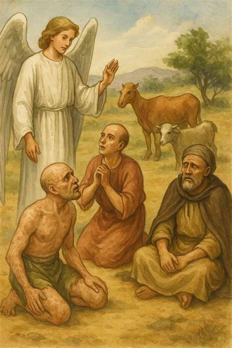 Angels and Three Bald, Leper, and Blind Men - islamic.ebookanak.com