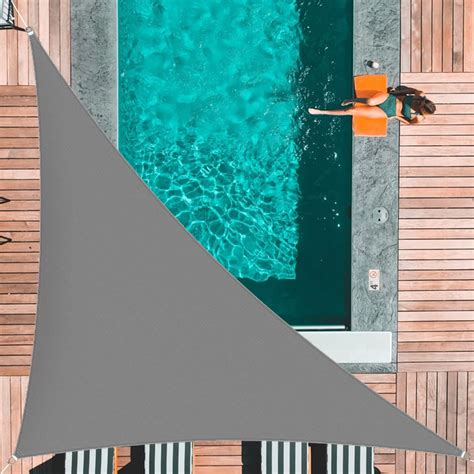 Sunal Triangle Sun Shade Sails 3×3×4.3m, Waterproof Shade Sail for ...