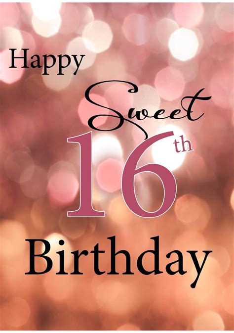 16th birthday wishes birthday images and videos - Artofit