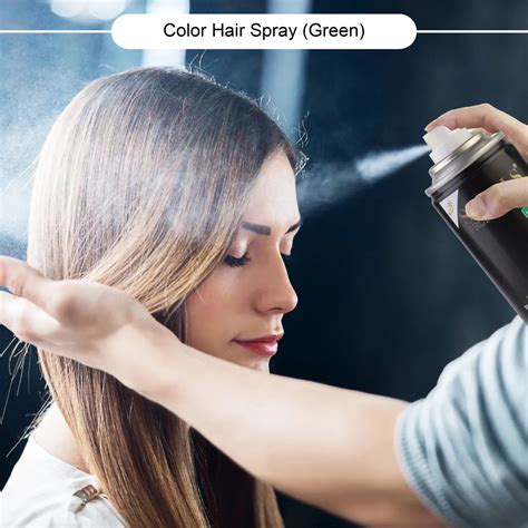 Green Hair Spray Colour