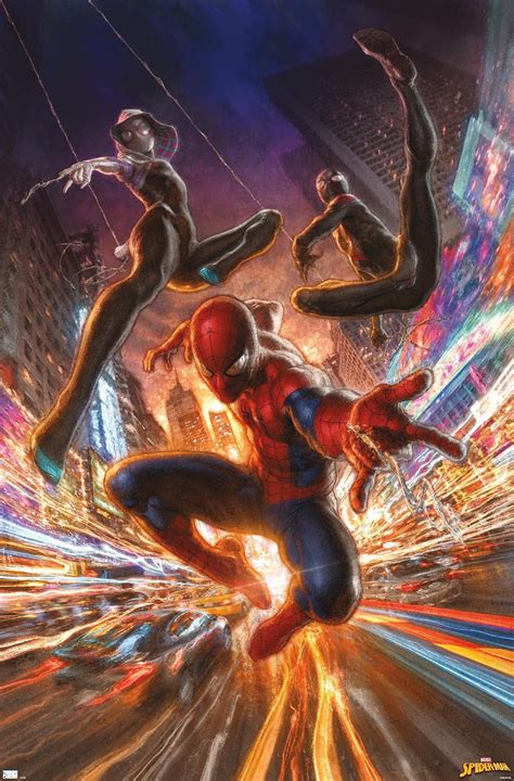 Marvel Comics Spider-Man - Gallery Edition Group Wall Poster, 22.375" x ...