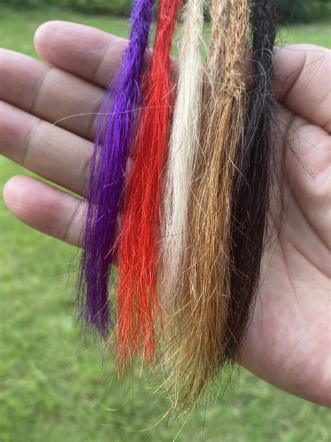 100% Human Hair Dreadlock Extensions Straight Hair Single End ...