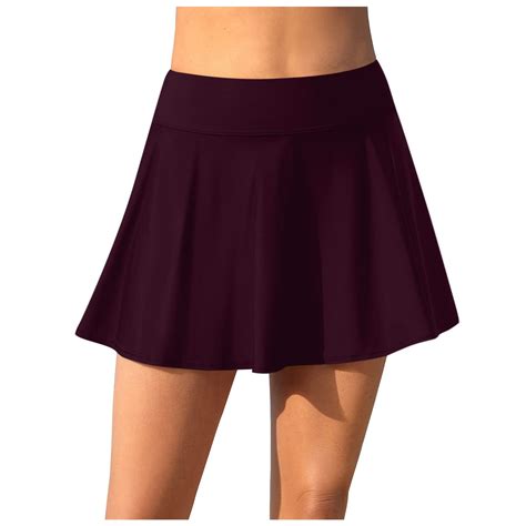 B91xZ Womens Swim Skirts High Waisted Swimsuit Shorts Bikini Tankini ...