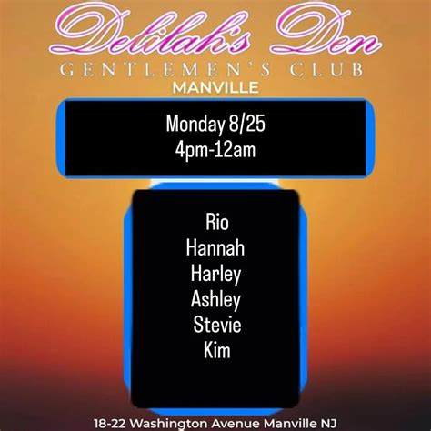 Delilahs Den Manville | WOW Wednesdays!!! Doors open at 12pm-2am ...