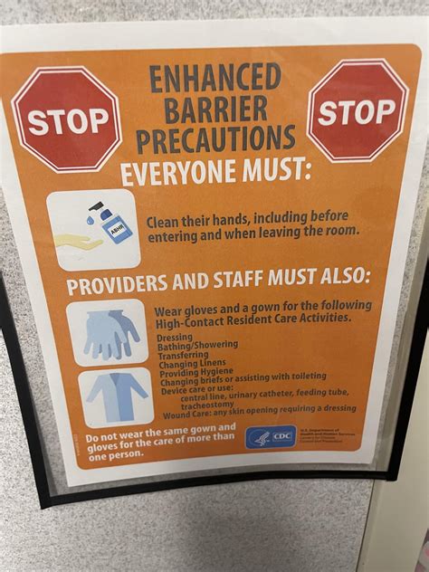 Enhanced Barrier Precautions