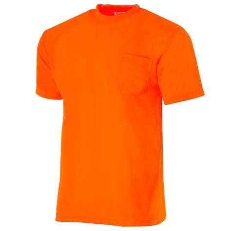 JORESTECH Hi-Vis Short-Sleeved Work Safety T-Shirt, TS-09 (Orange, XS ...