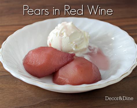 Poached Pears in Red Wine - Travel Portugal Blog