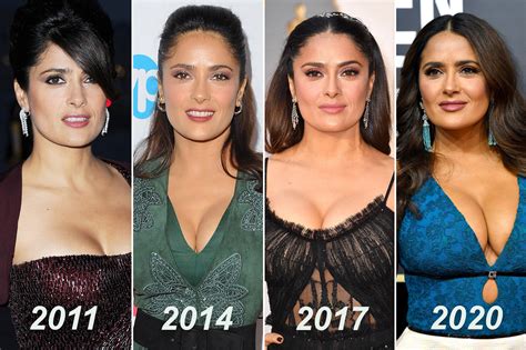 Salma Hayek: My boobs keep growing 'a lot' — but they're natural