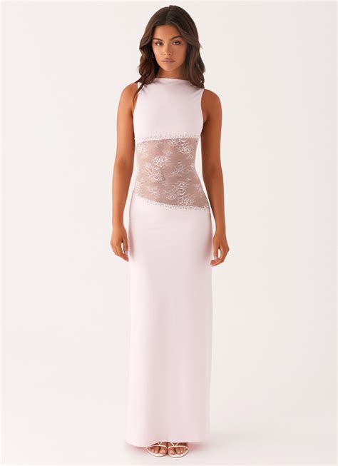 Lucinda Maxi Dress - Pink - Peppermayo US