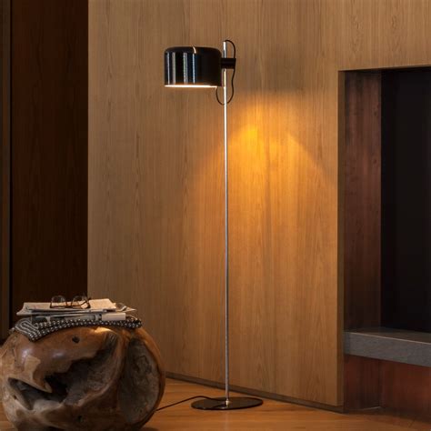 Oluce Coupé floor lamp, E27 black - L3321 NE | REUTER