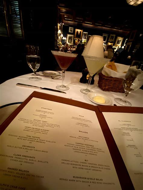 Menu at RL Restaurant, Chicago, 115 E Chicago Ave