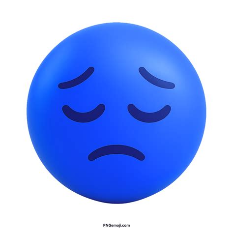 Pensive Emoji PNG Images with Transparent Background » PNGemoji
