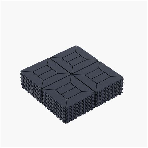 Builddecor New 12" Patio Deck Tiles, DIY Module Interlocking Decking ...