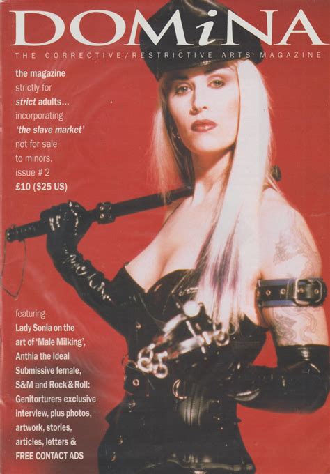 Domina #2 Magazine Female Domination Power Exchange Femdom Lady Sonia ...
