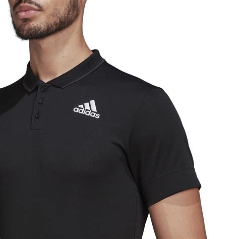 adidas | Tennis Freelift Polo Shirt Mens | Black | SportsDirect.com