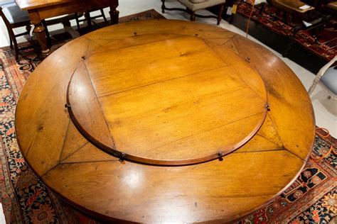 Lazy Susan Dining Table For Sale at 1stDibs