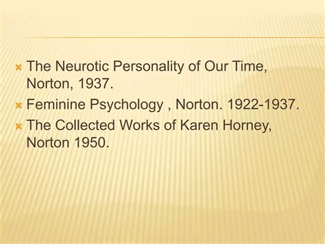 Karen horney personality theory | PPTX
