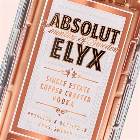 Absolut Elyx - Expressive Vodka & Gin - Touch of Modern