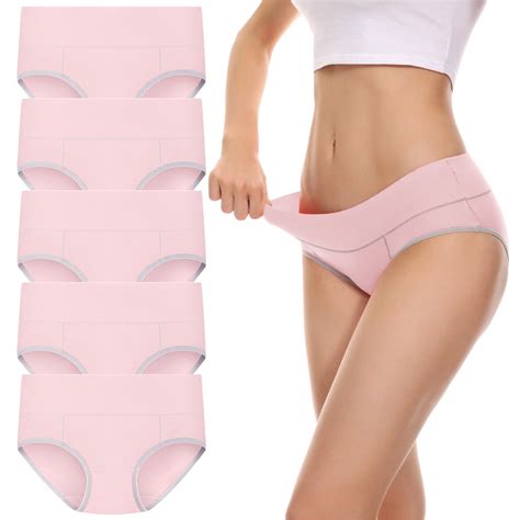 Tiqkatyck Women's Panties Clearance, 5 Pieces Underpants Patchwork ...