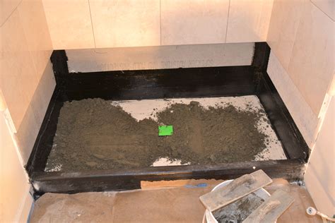 Building A Mortar Shower Pan