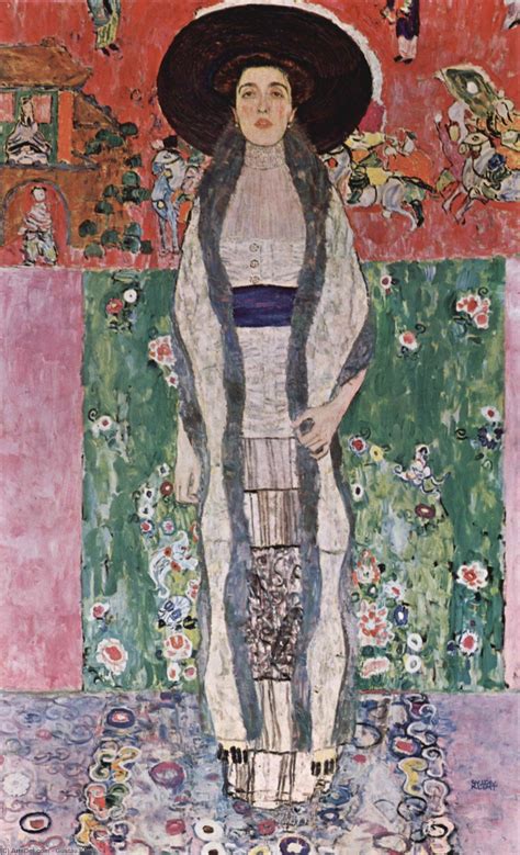 Portrait of Adele Bloch-Bauer II - Gustav Klimt | WikiOO.org - 백과 사전