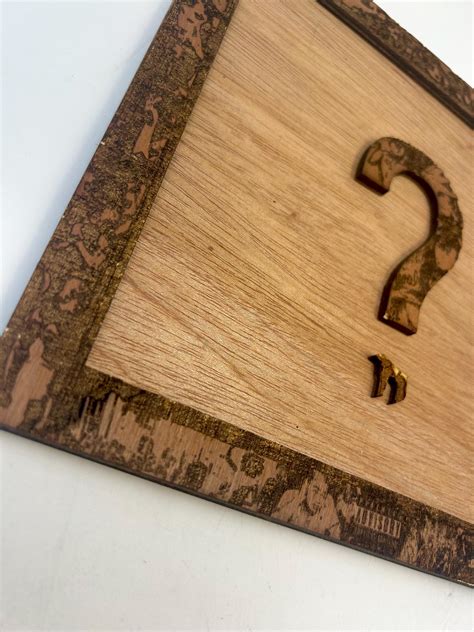 XXXTENTACION Laser Engraved Wall Art - 3D Layered 'question Mark' Album Cover, Unique Hip Hop ...