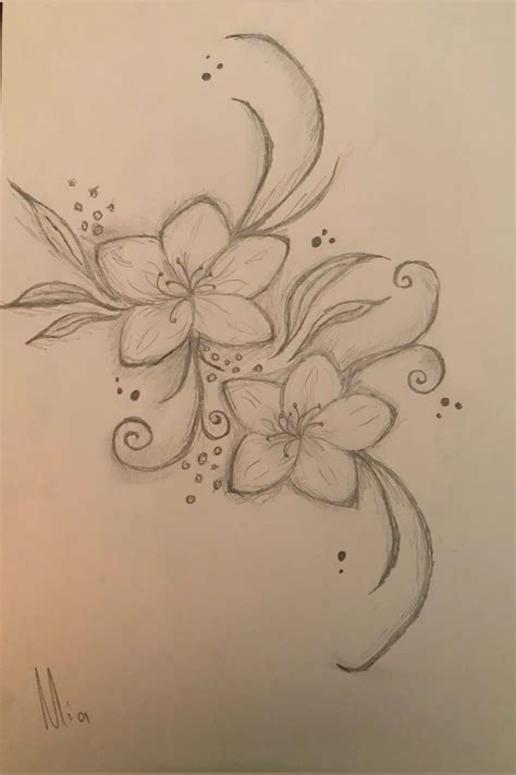 Pin by Mariam Shebl on drawing | Flower drawing, Hand art drawing, Flower art drawing