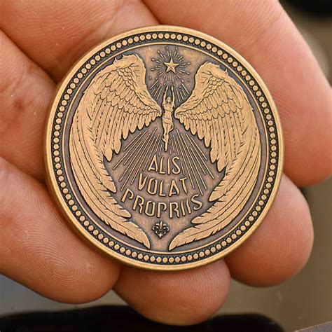 Alis Volat Propriis Coin – EDC Reminder Coins