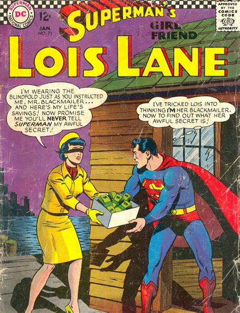 Cracy Comic Covers: Lois Lane #71 "Hush Money, Sweet Lois--or else ...