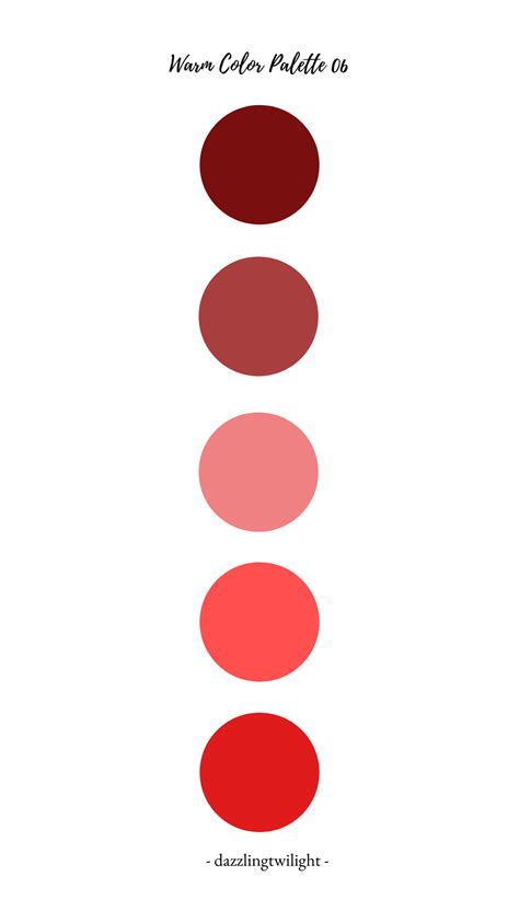 Dark red pink gradation warm color palette guidance for beginner – Artofit
