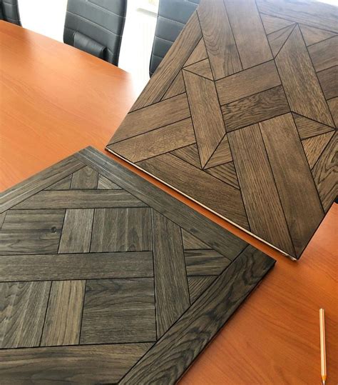 French-Inspired Wood Block Flooring