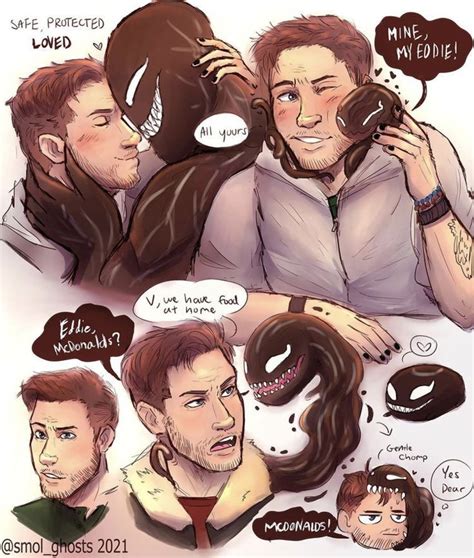 Eddie x Venom by smol_ghosts IG | Eddie brock venom, Venom avengers ...