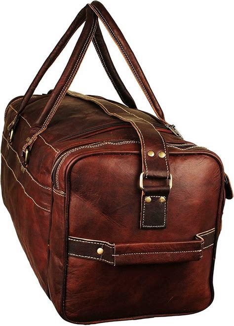Customizable Leather Duffle Bag at Karen Lockhart blog