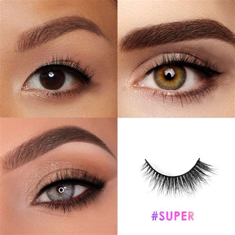 Barbiely 3 Pairs 14MM Mink Lashes - 100% Real Siberian Mink Fur ...