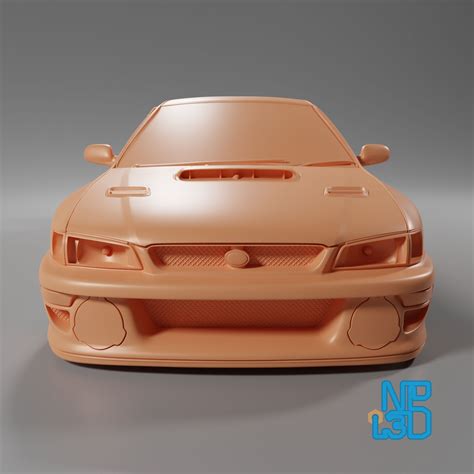 🚗 RC 1/10 Subaru Impreza 22B STi・ STL File for 3D printing・Cults
