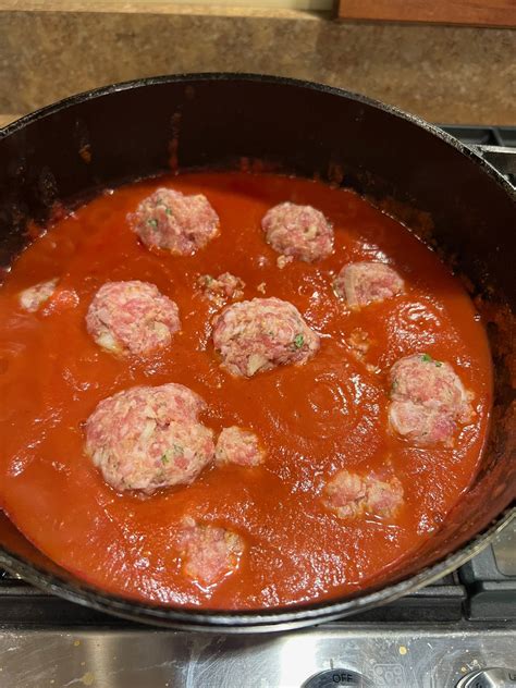 Italian Sausage Meatballs and Tomato Sauce - No Plate Like Home