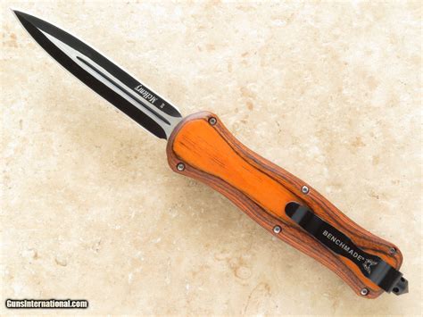 Benchmade Infidel Wood Handle Automatic Tactical OTF Knife